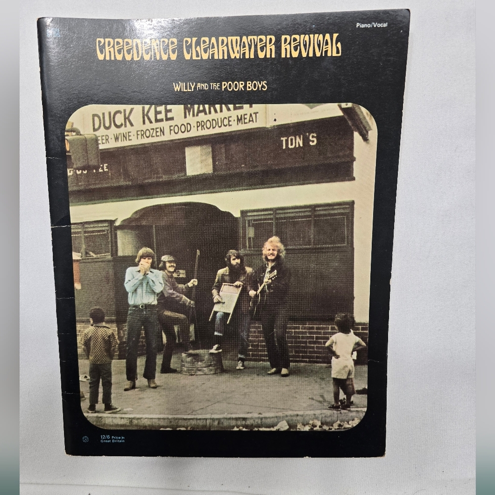 Vintage Creedence Clearwater Revival 1969 1970 Sheet Music Book